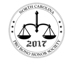 North Carolina Pro Bono Honor Society 2017